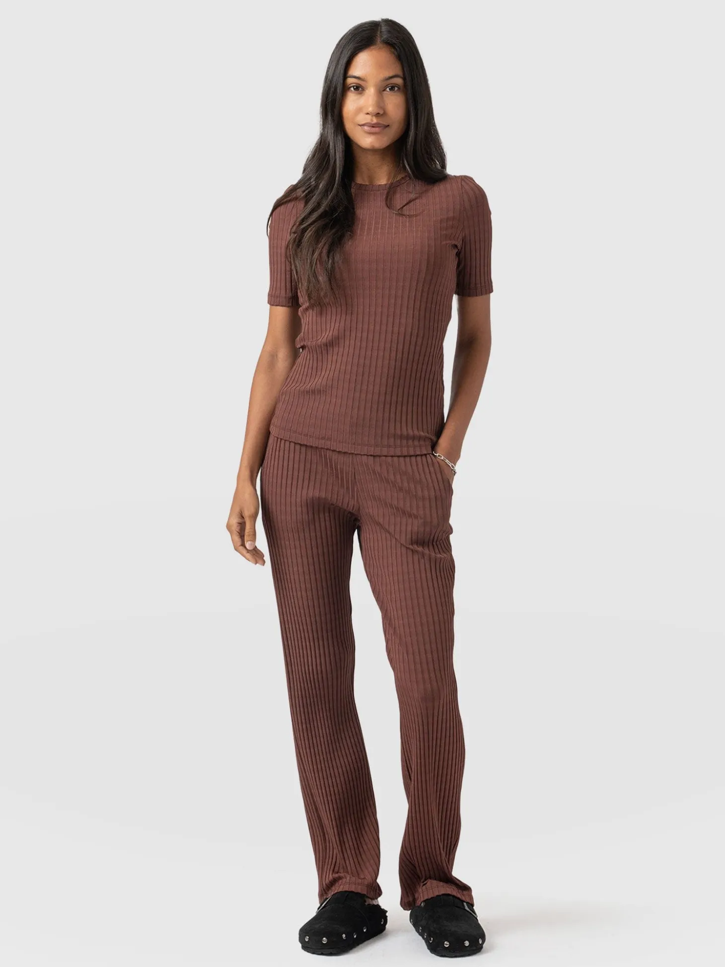 Apartment Pant - Maroon Rib