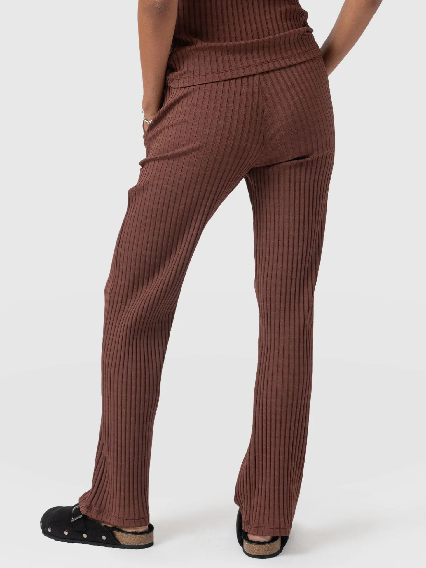 Apartment Pant - Maroon Rib