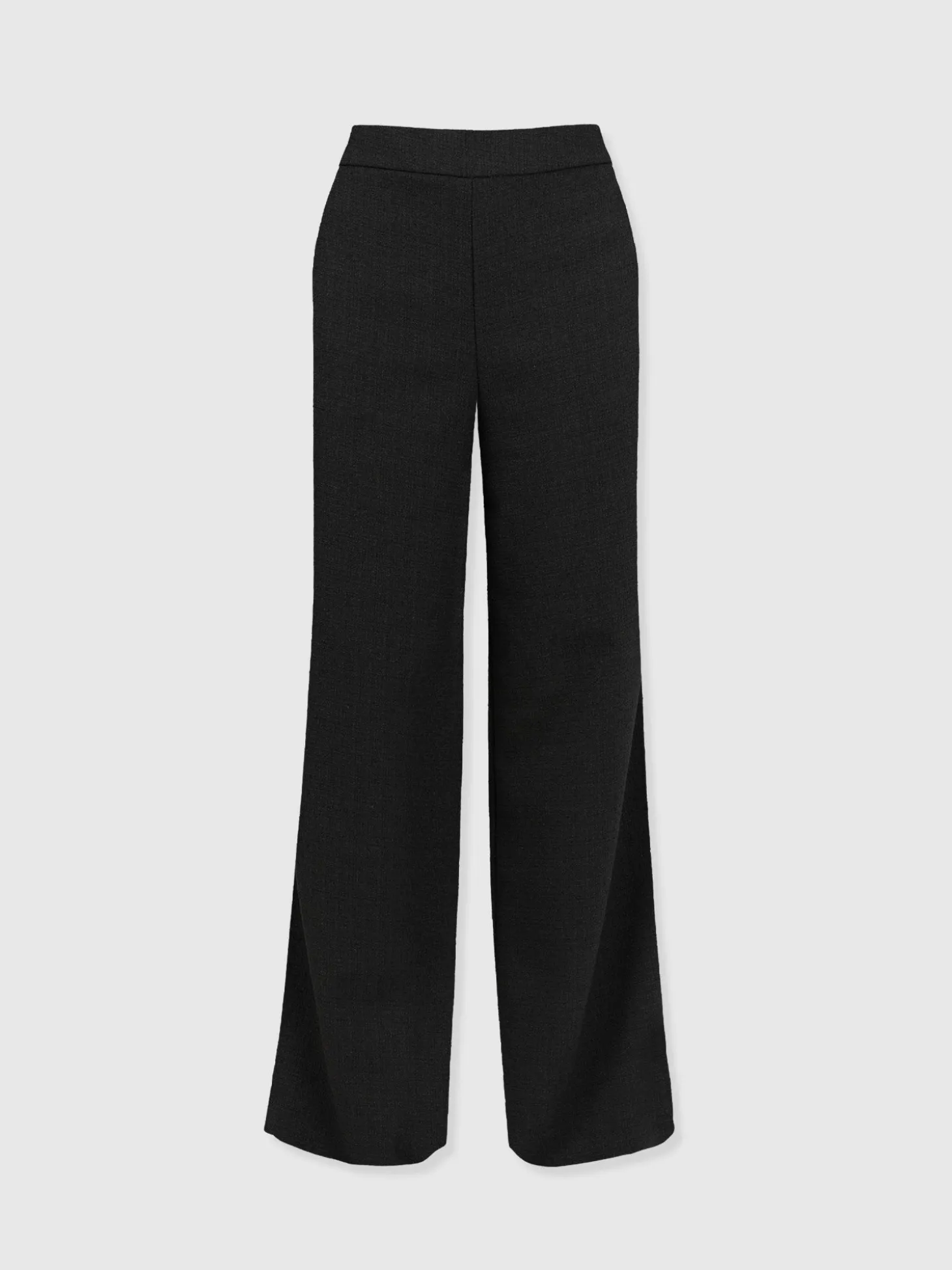 Arden Wide Leg Pant - Black Boucle