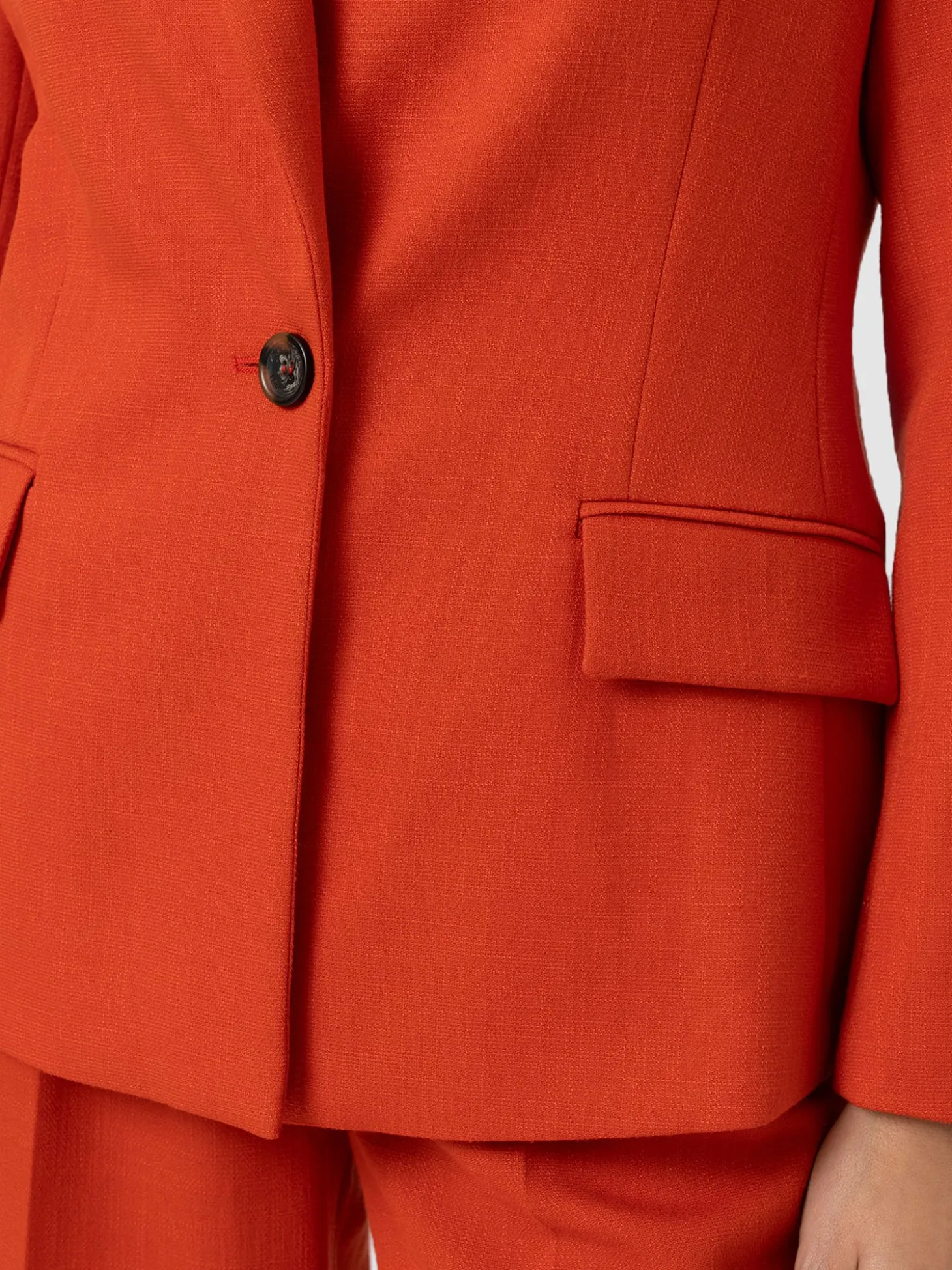 Argent Blazer - Burnt Orange