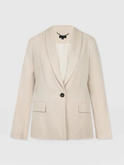 Argent Blazer - Cream