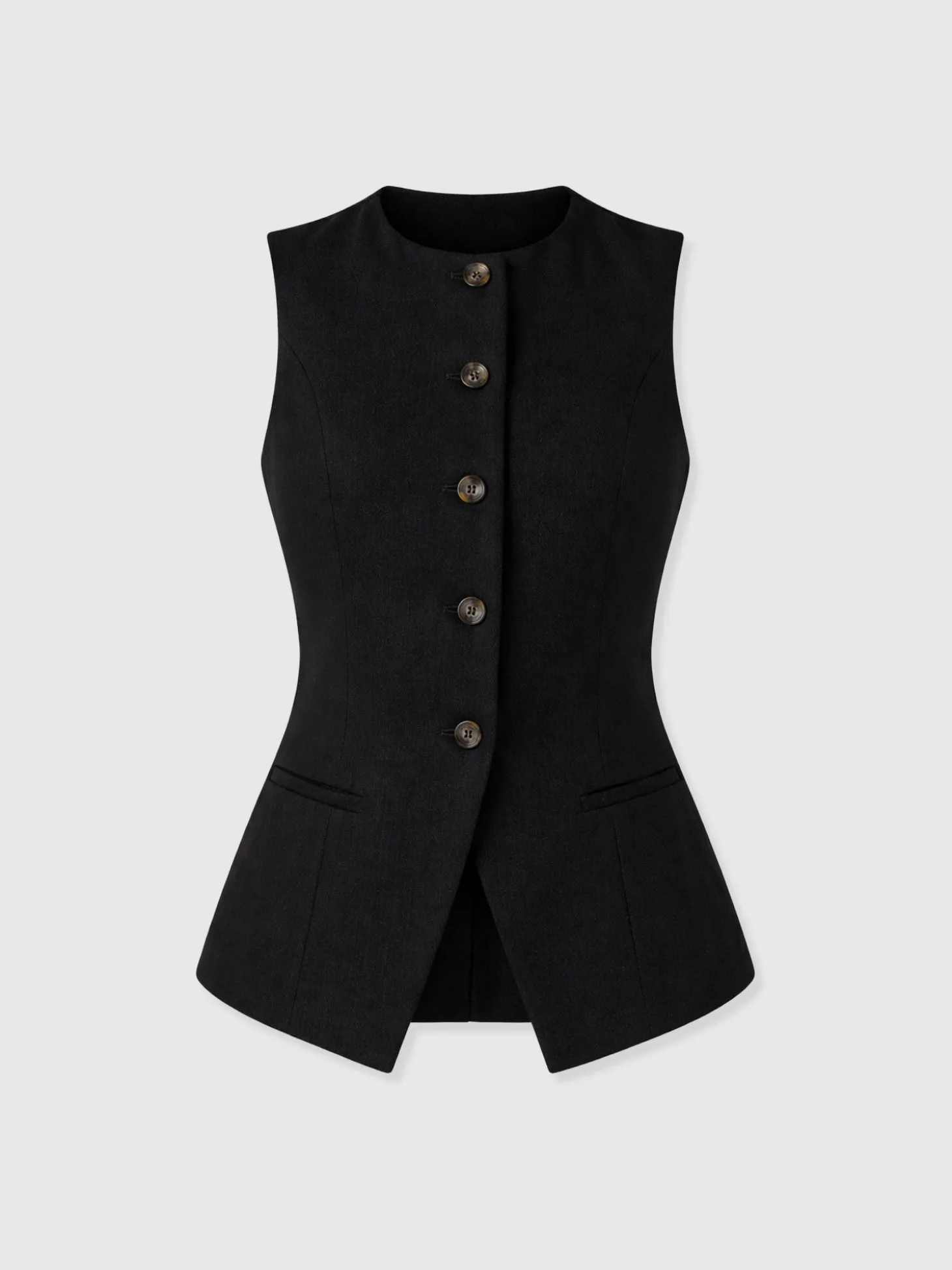 Argent Waistcoat - Black