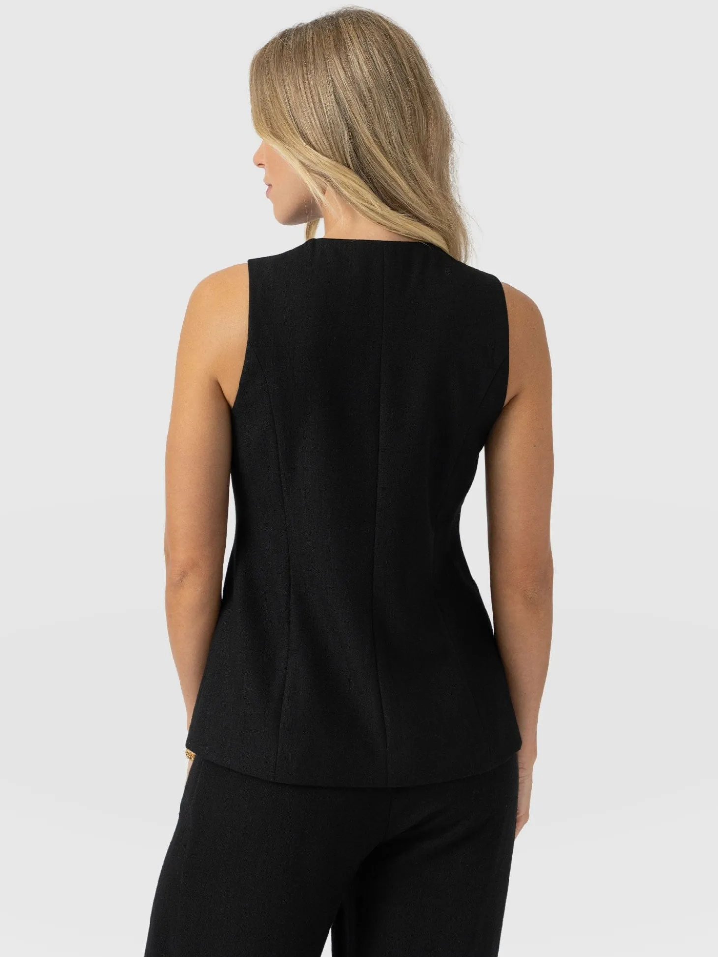 Argent Waistcoat - Black