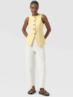 Argent Waistcoat - Butter Yellow