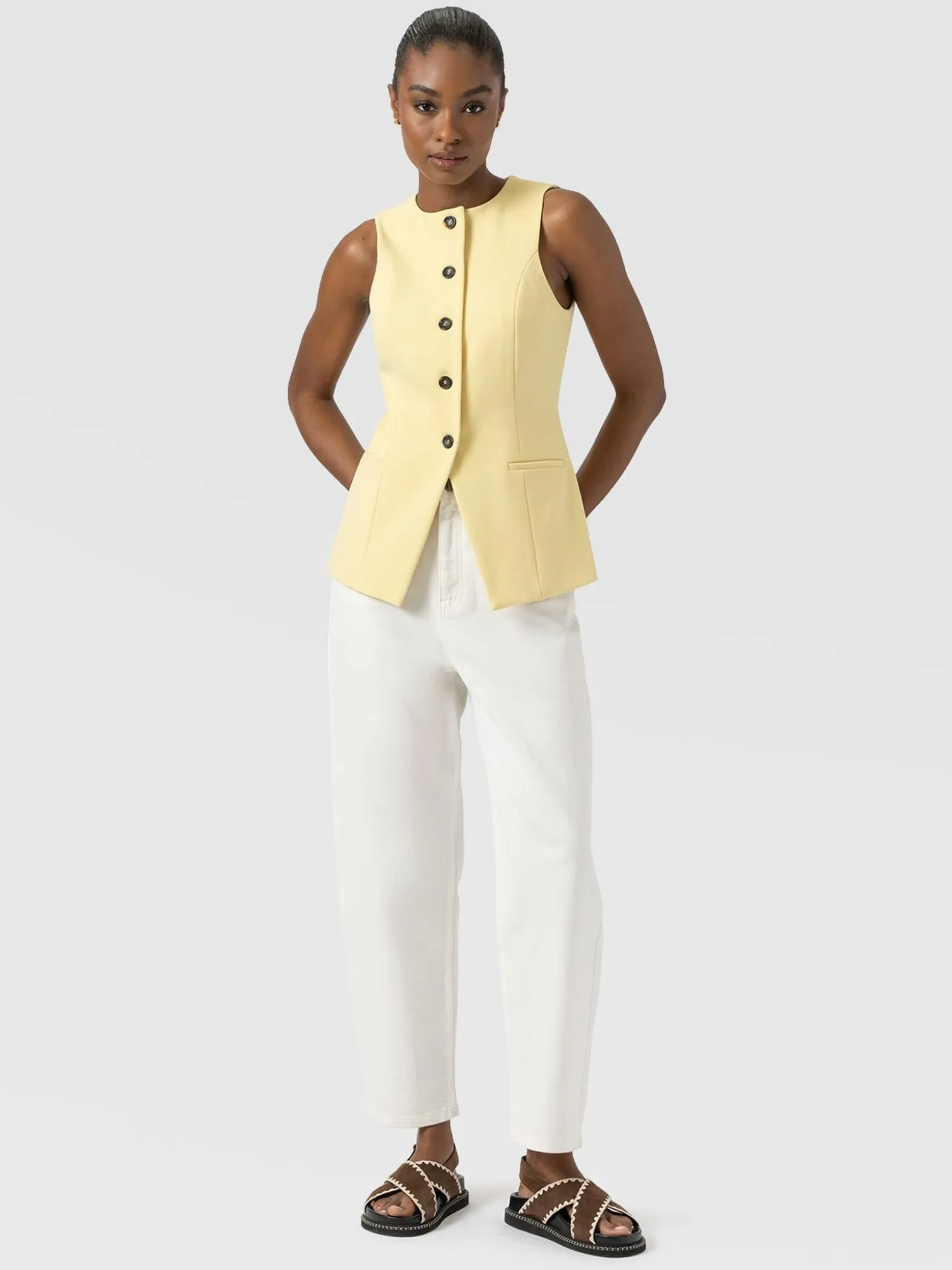 Argent Waistcoat - Butter Yellow