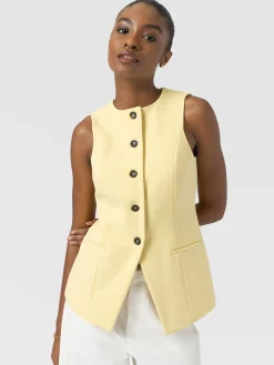 Argent Waistcoat - Butter Yellow