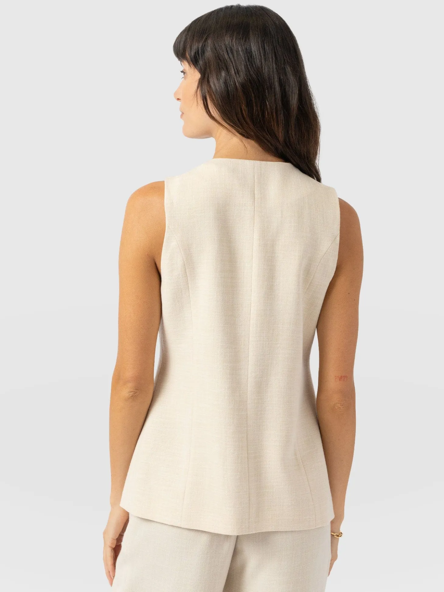 Argent Waistcoat - Cream