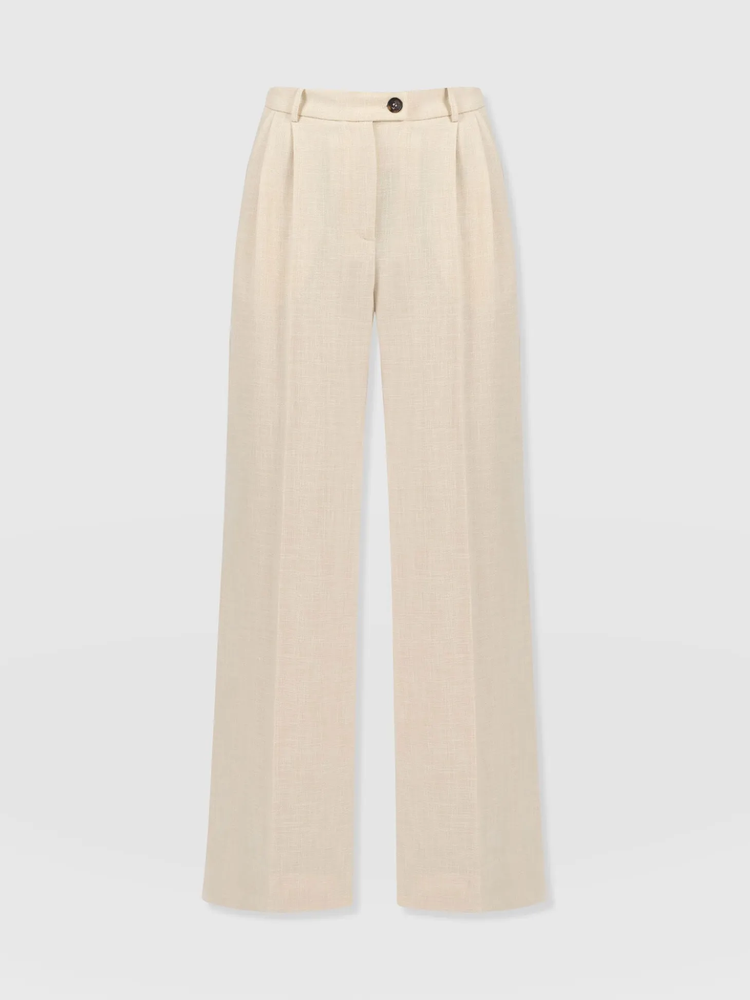 Argent Wide Leg Pant - Cream
