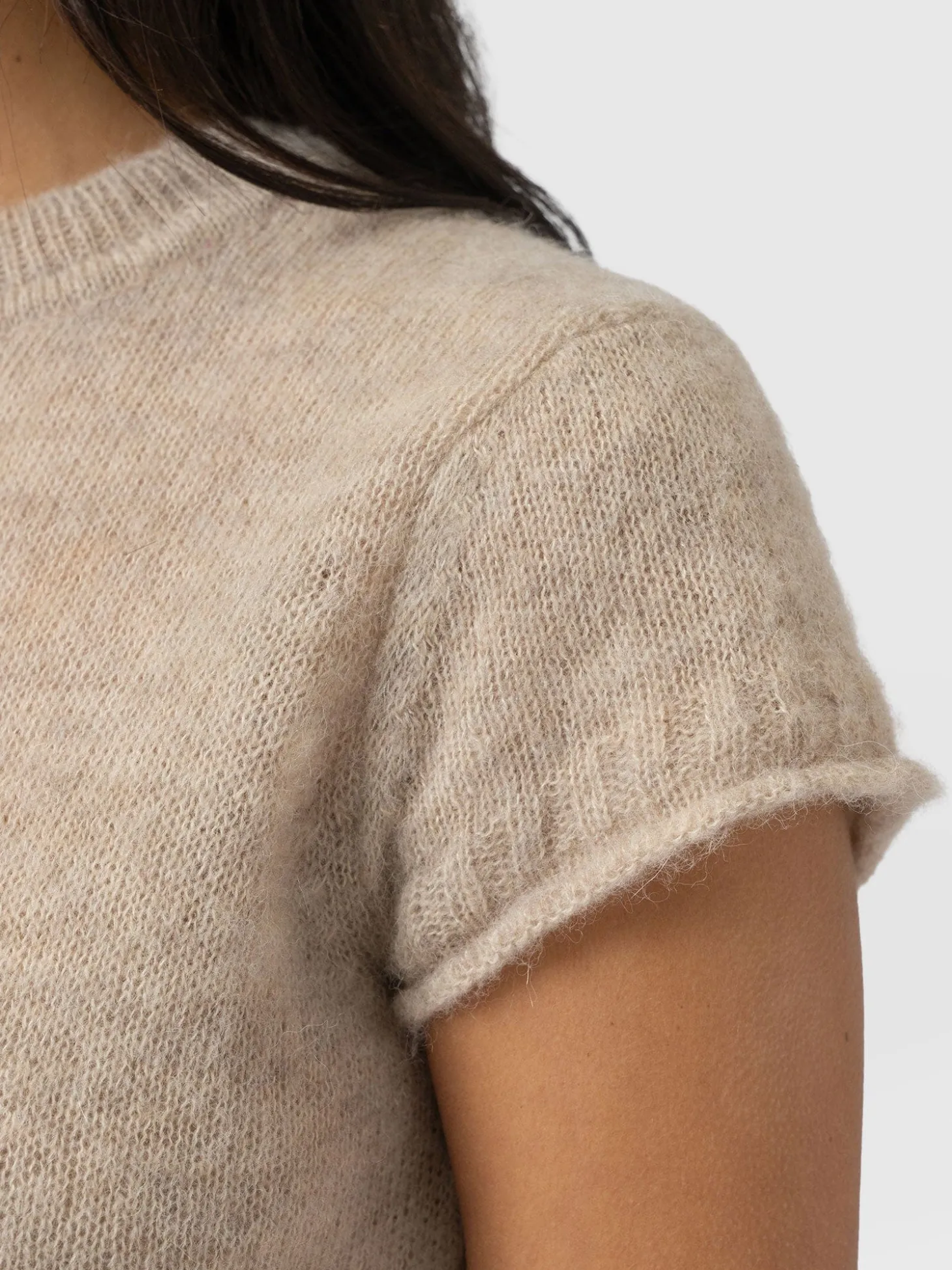 Ariella Baby Tee - Beige