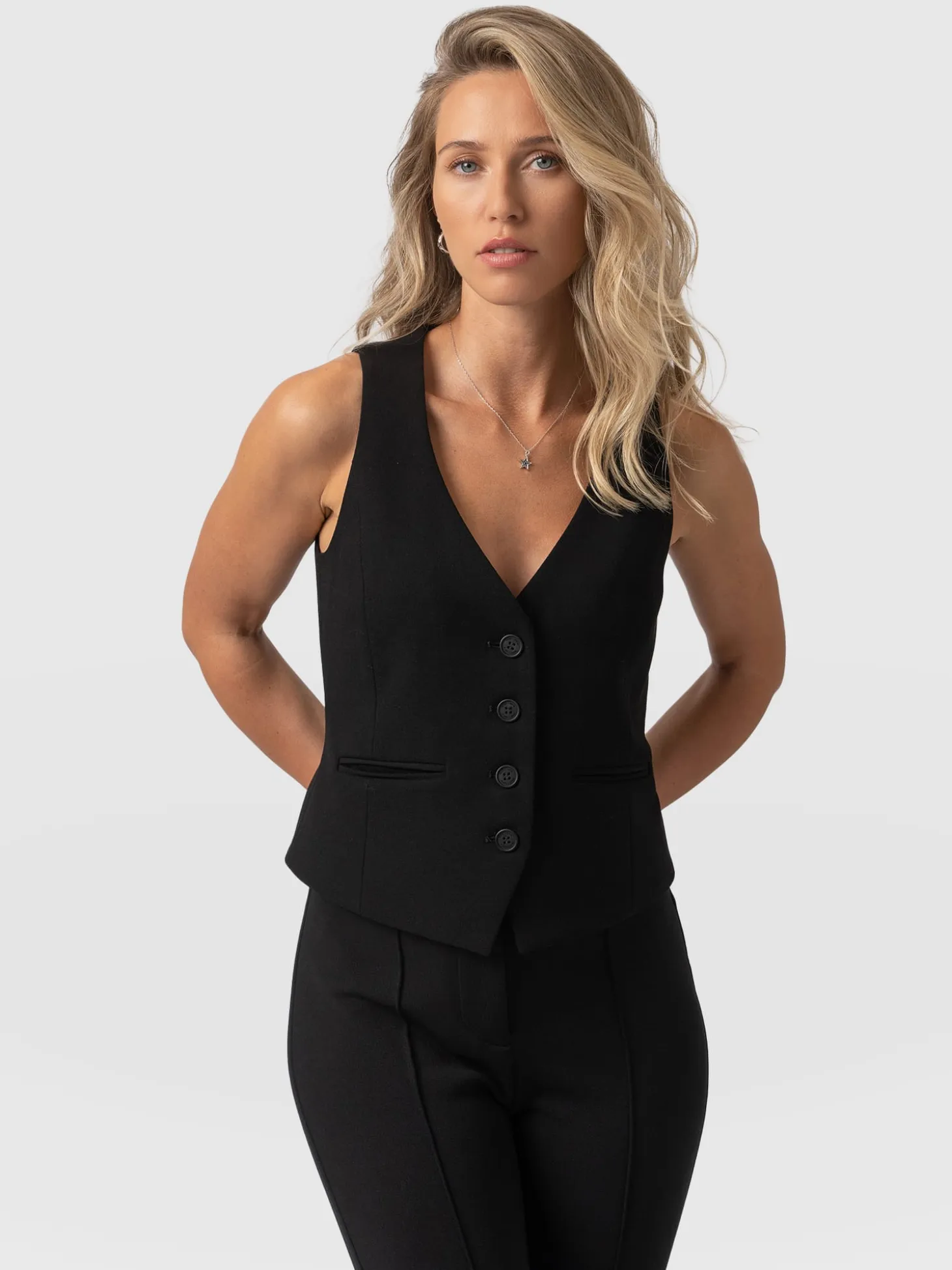 Astrid Waistcoat - Black