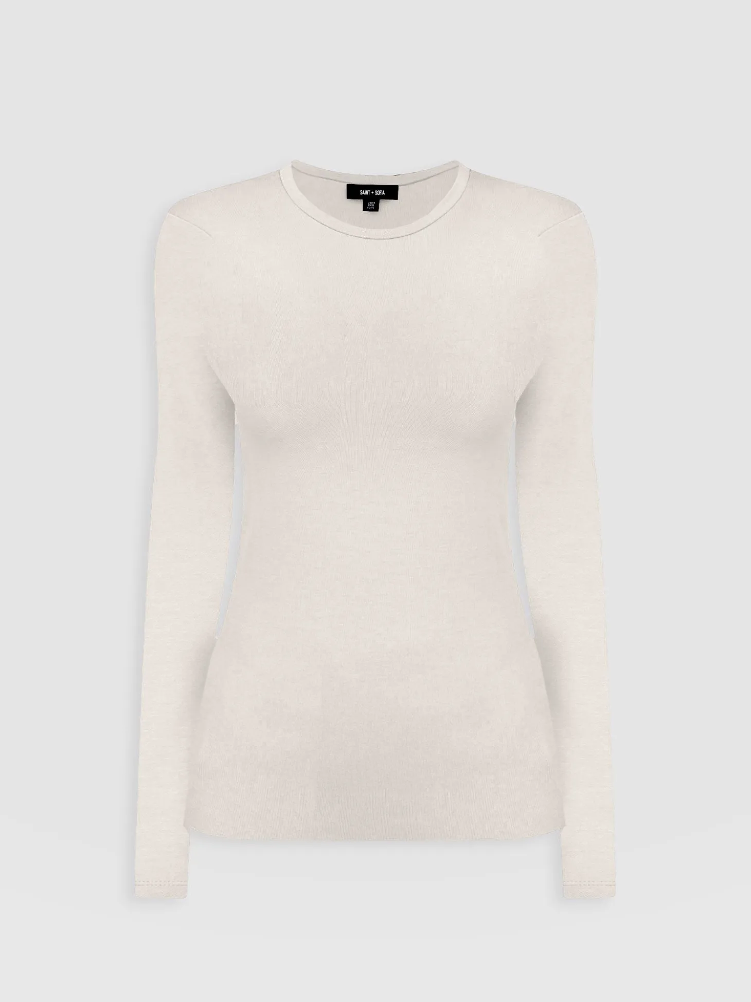 Austen Crew Neck Tee - Cream
