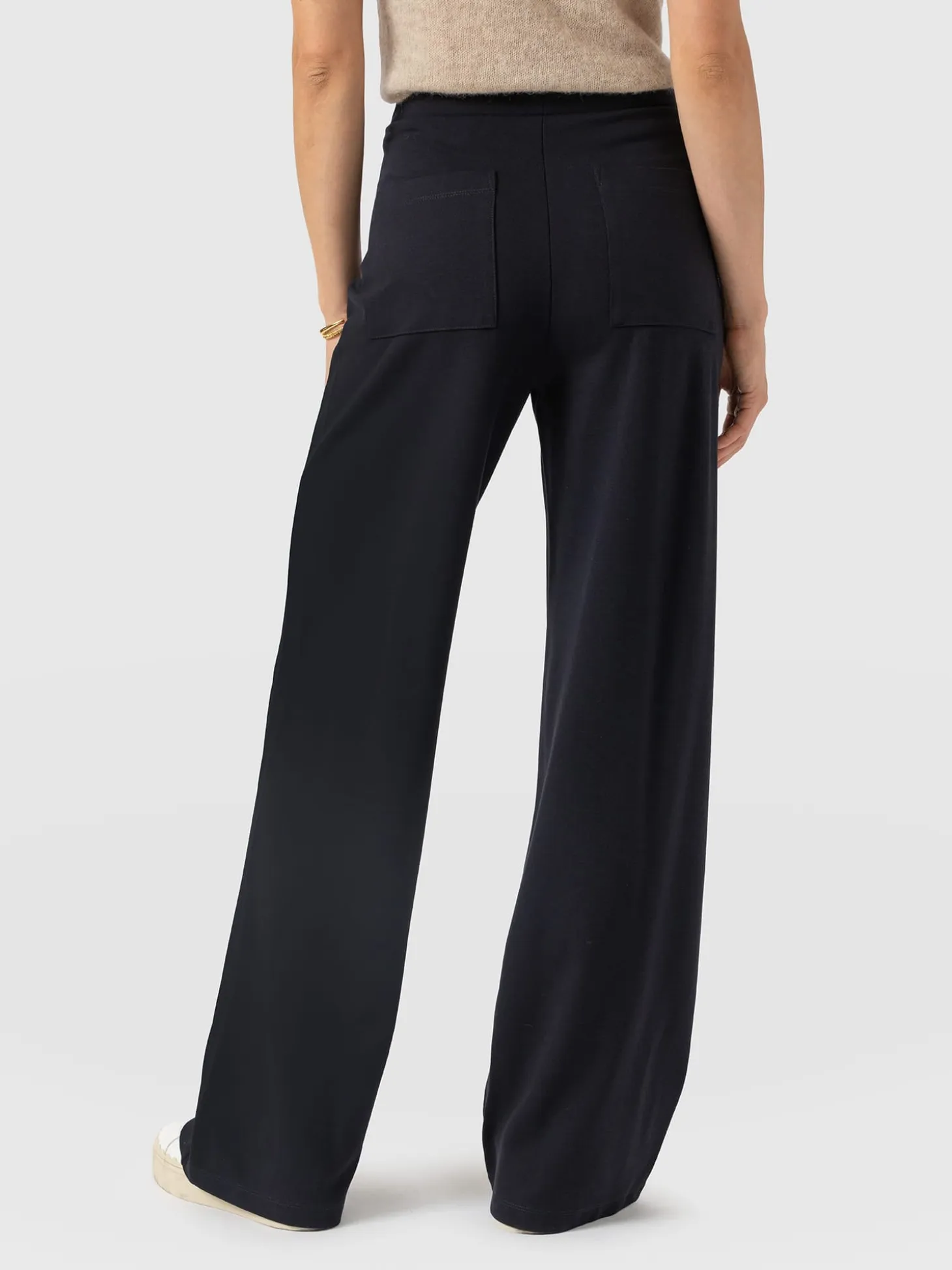 Averie Wide Leg Pant - Navy