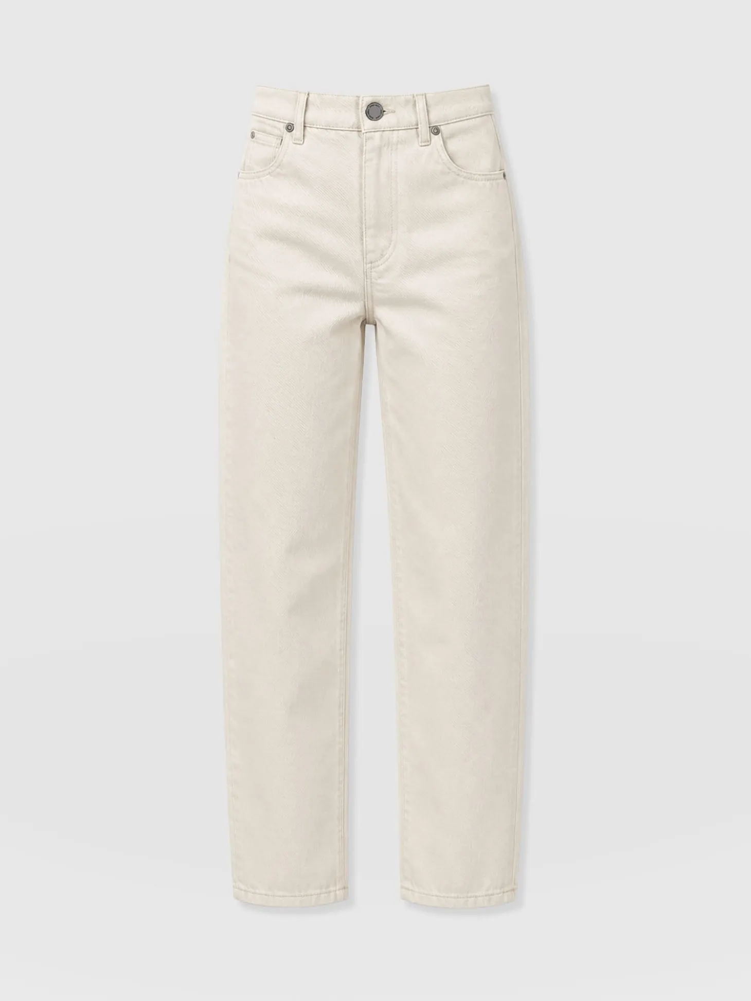 Barrel Leg Jean - Cream