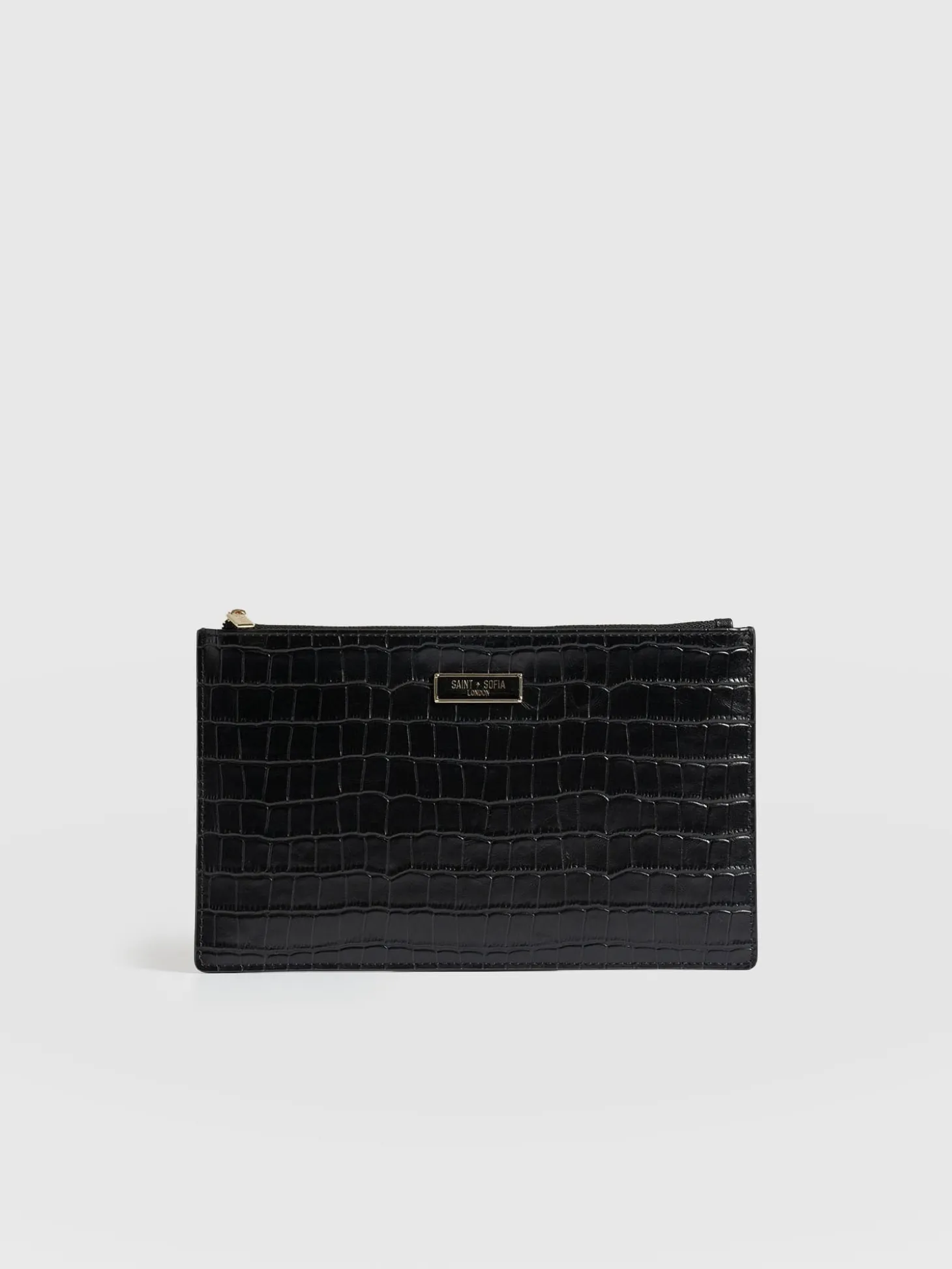 Beauty Pouch - Black Croc