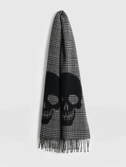 Blake Skull Scarf - Black