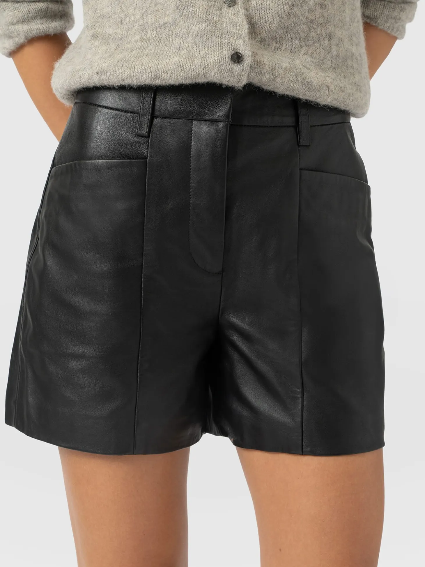 Bonham Leather Short - Black