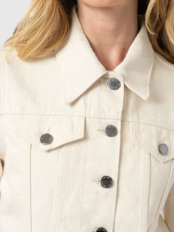 Bowie Denim Jacket - Cream