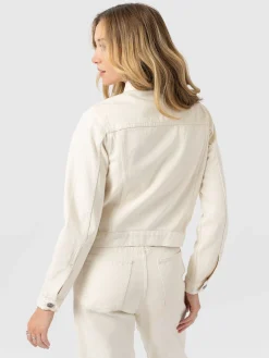 Bowie Denim Jacket - Cream