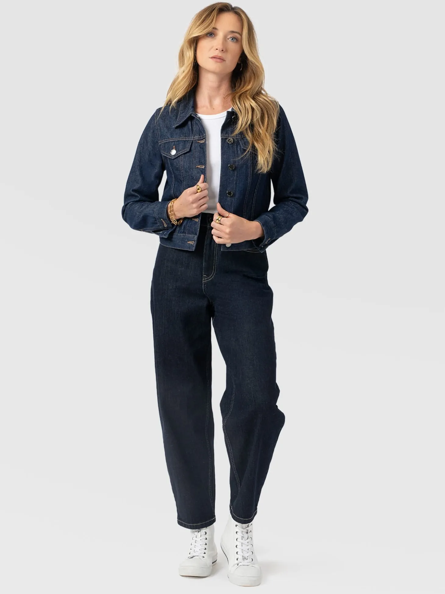 Bowie Denim Jacket - Indigo Blue