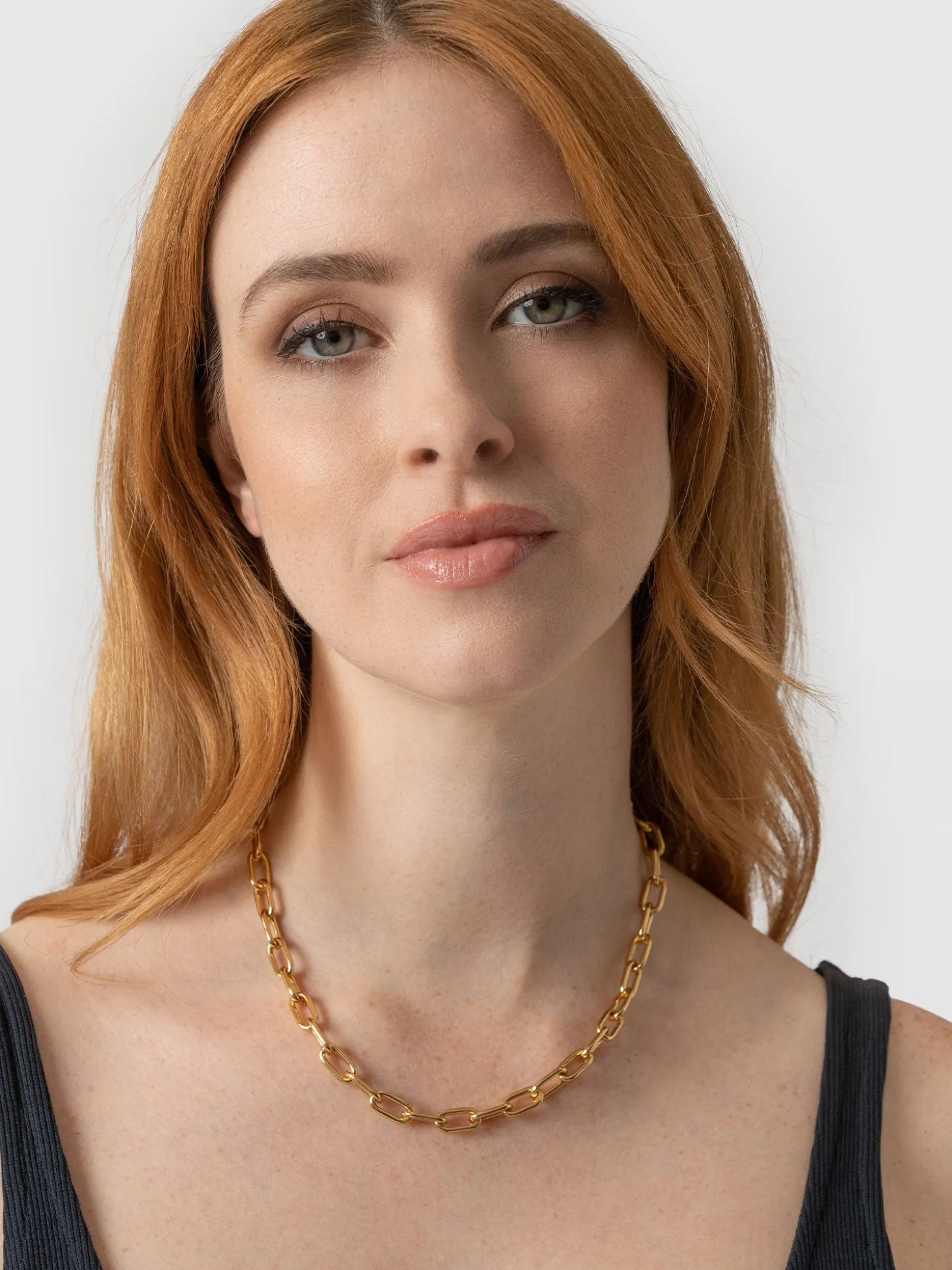 Cable Chain Necklace - Gold