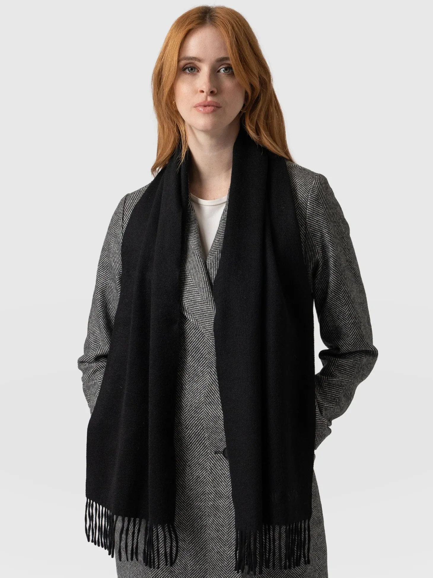 Cashmere Scarf - Black
