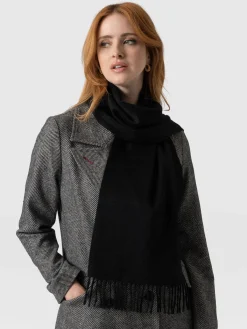 Cashmere Scarf - Black