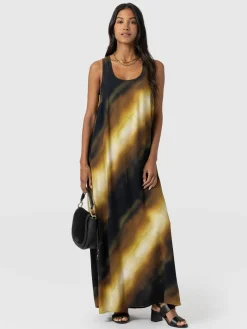 Celeste Maxi Dress - Yellow Gradient