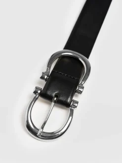 Chelsea Belt - Black/Silver