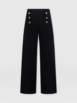 Chelsea Pant - Black Textured
