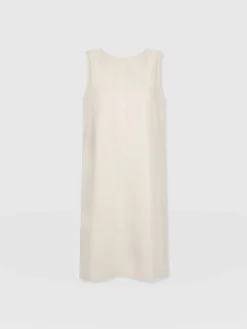 Corinne Linen Shift Dress - Oatmeal