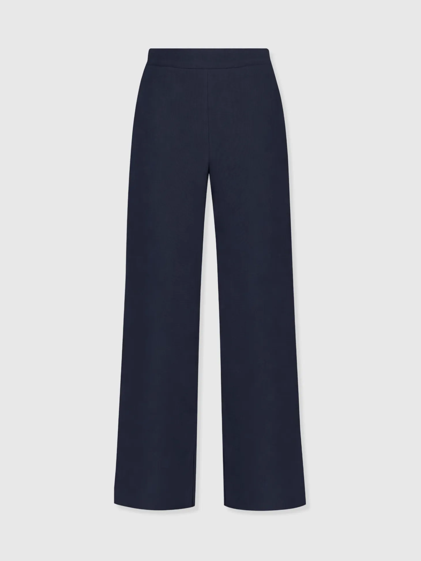 Corinne Wide Leg Linen Pant - Navy