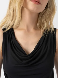 Cowl Neck Cami - Black