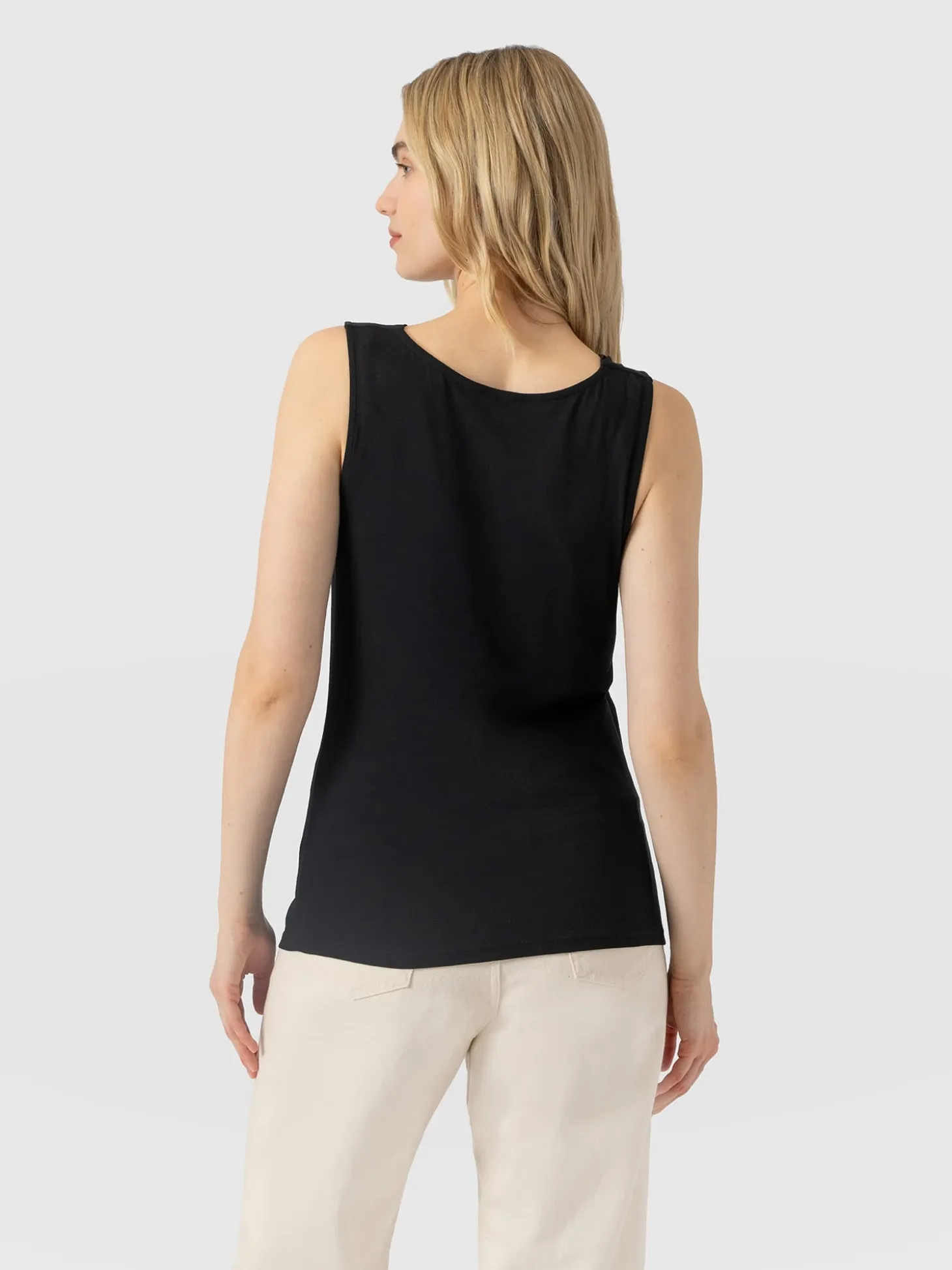 Cowl Neck Cami - Black