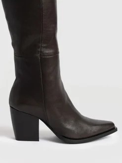 Dallas Knee High Boot - Chocolate