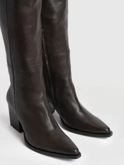 Dallas Knee High Boot - Chocolate