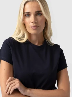Easy Cotton Tee - Navy