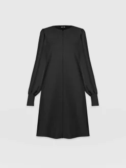 Esme Zip Up Dress - Black