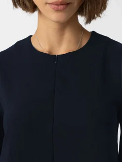 Esme Zip Up Dress - Navy