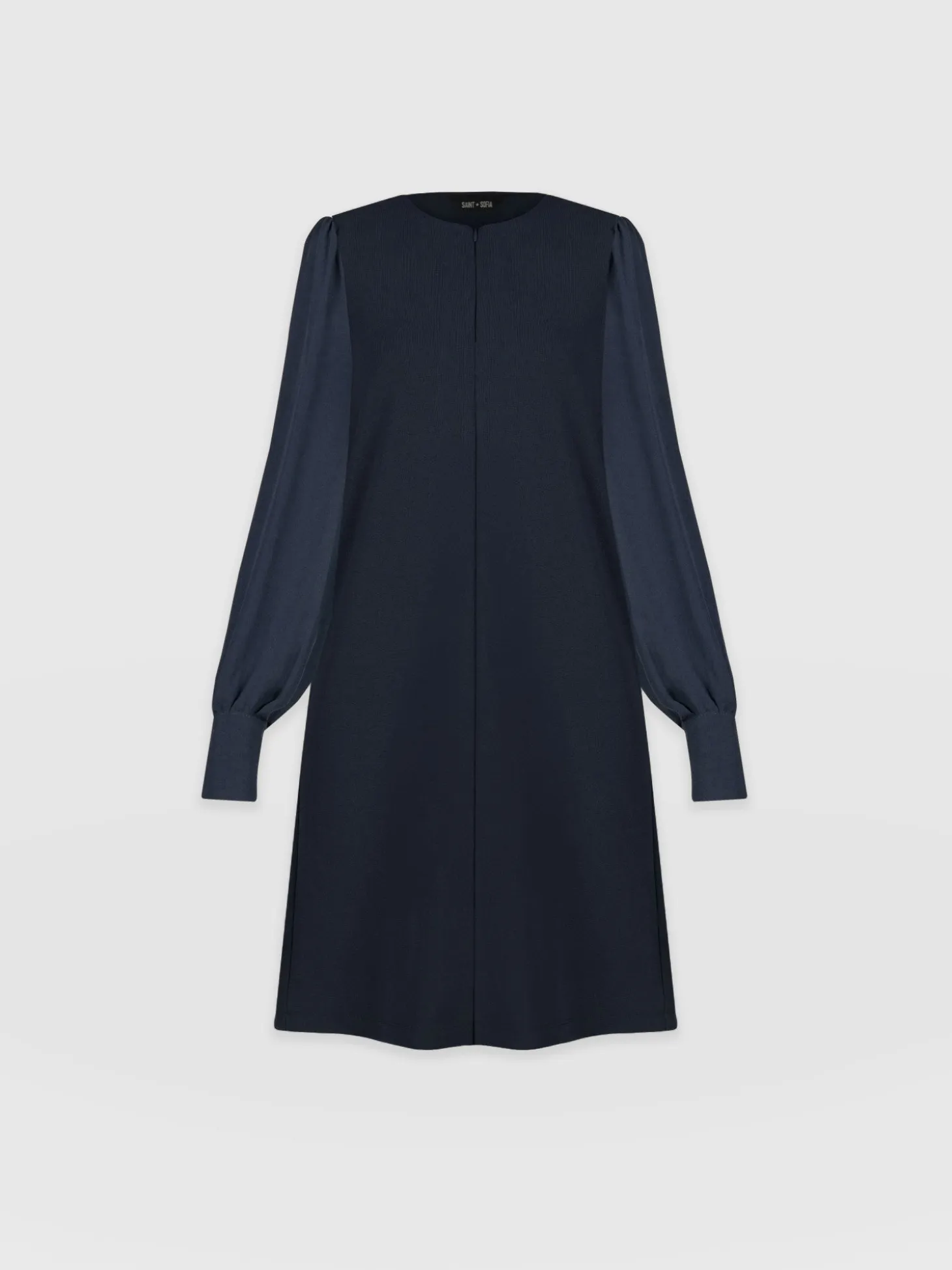 Esme Zip Up Dress - Navy