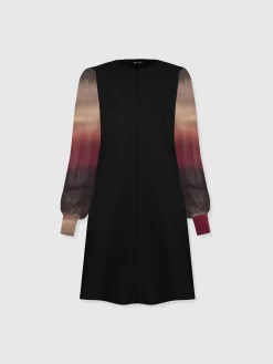 Esme Zip Up Dress - Purple Gradient