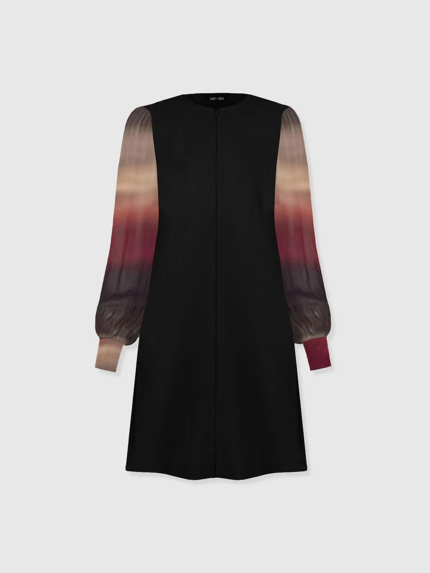 Esme Zip Up Dress - Purple Gradient
