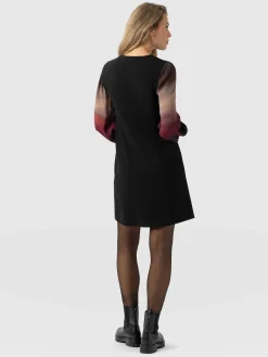 Esme Zip Up Dress - Purple Gradient