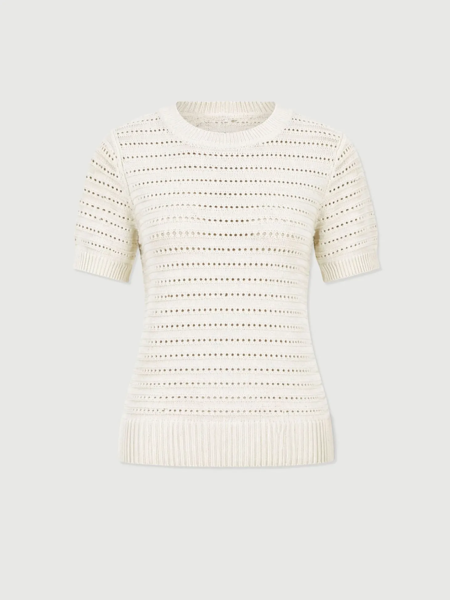 Ester Short Sleeve Knit - Cream