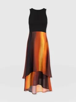 Etta Layered Dress - Amber Gradient