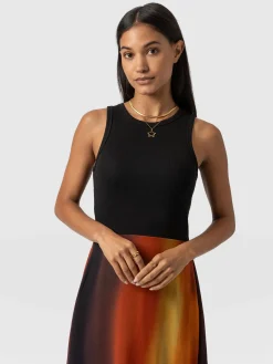 Etta Layered Dress - Amber Gradient