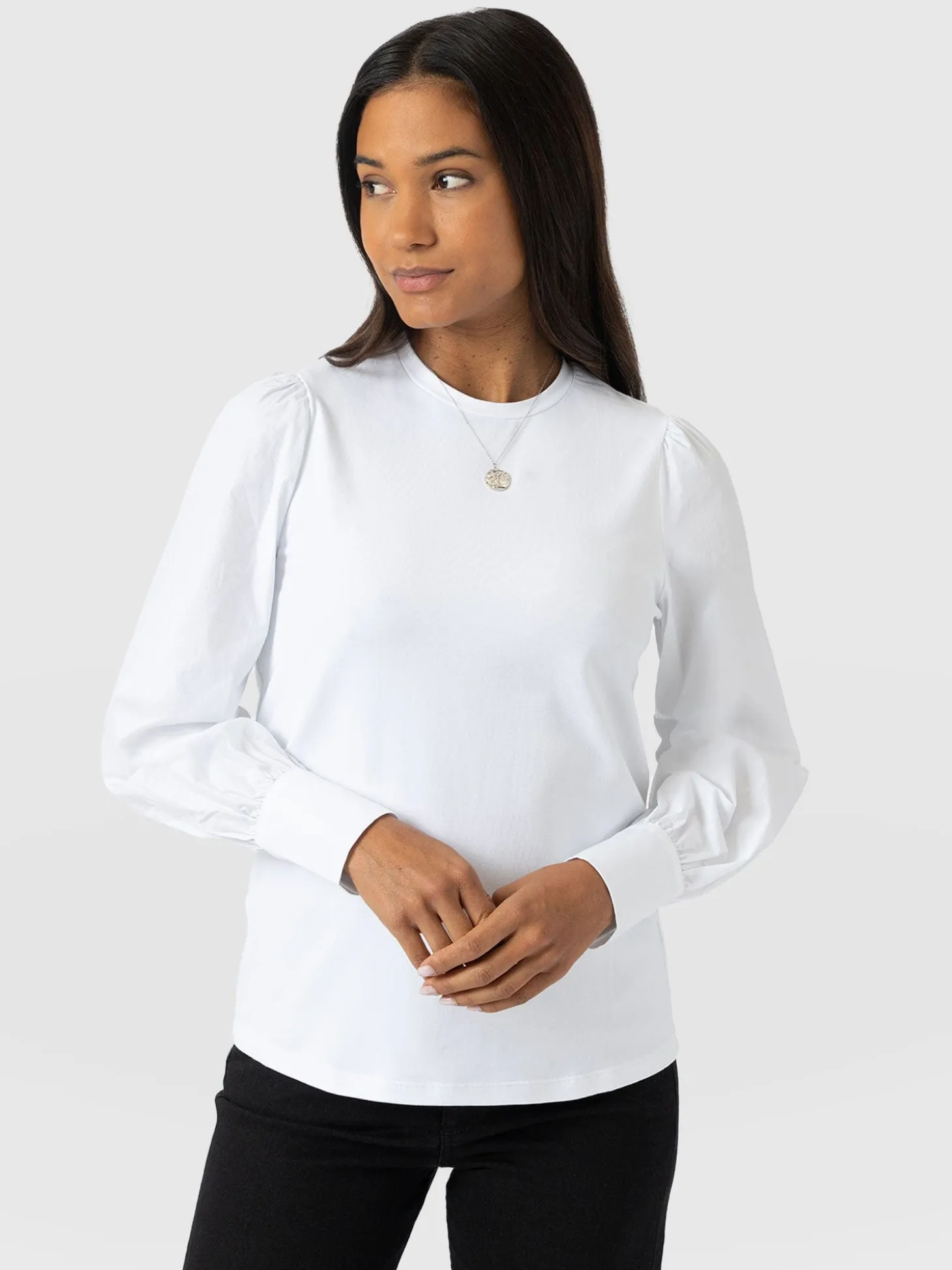 Eva Mock Shirt - White
