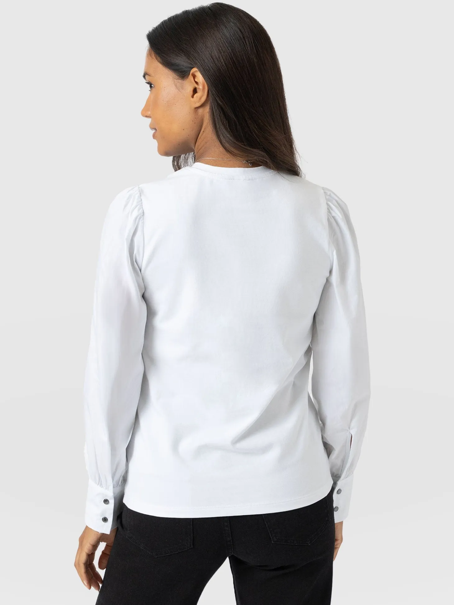 Eva Mock Shirt - White