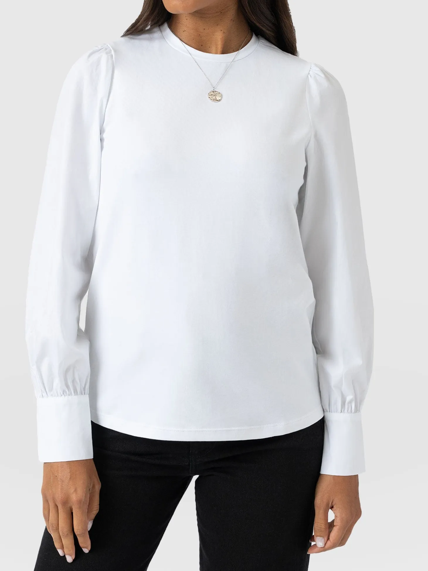 Eva Mock Shirt - White