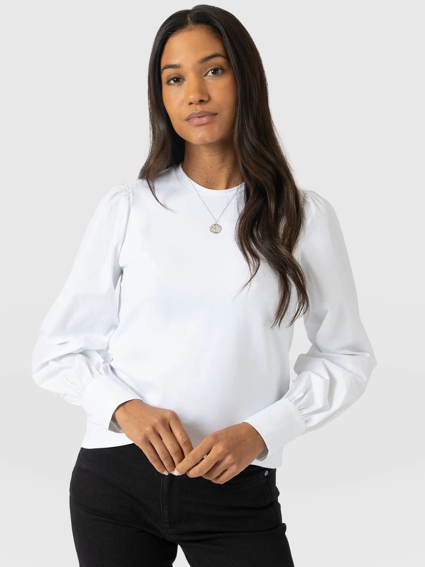 Eva Mock Shirt - White