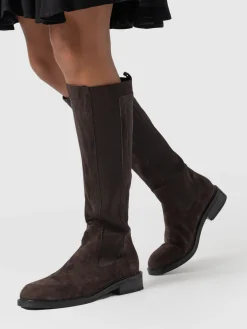 Evelyn Knee High Boot - Brown